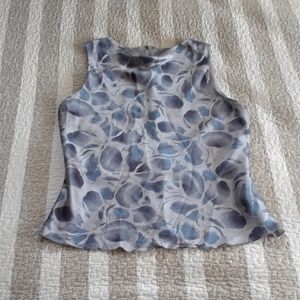 Armani Collezioni sz 42 Blouse 100% Silk Floral